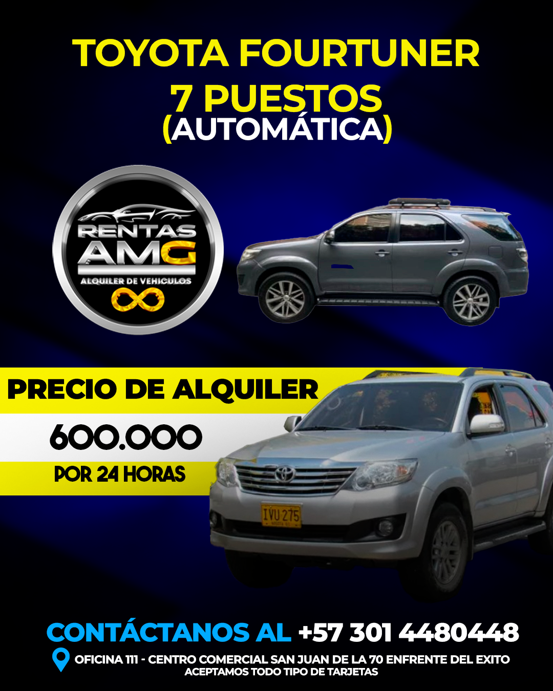 FOURTUNER 7 PUESTOS