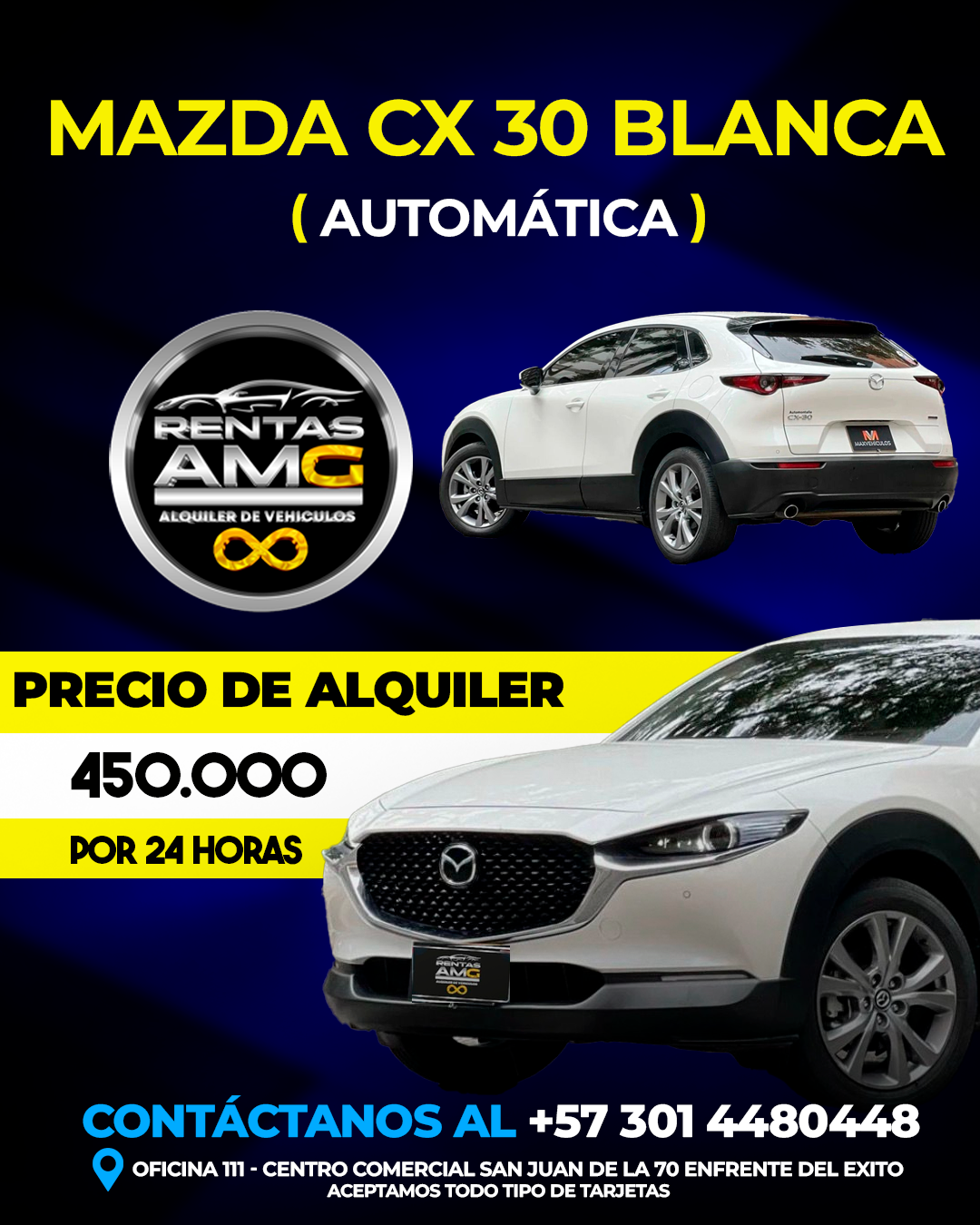 MAZDA CX 30 BLANCA